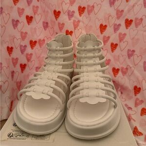 SHEIN White Kids Gladiator Sandals